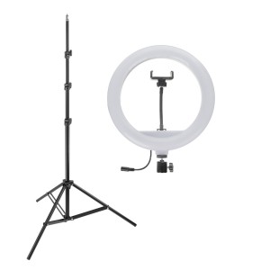 رینگ لایت 30 سانتی متر مدل YQ-320A به همراه پایه x5